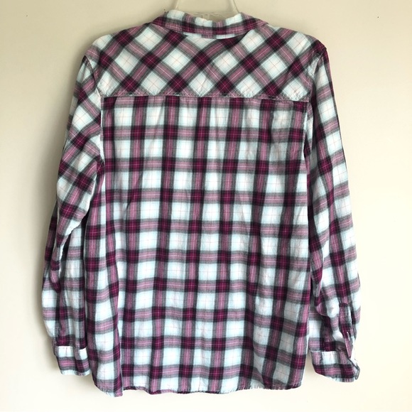 Merona Plaid Flannel Button Down - Picture 7 of 7